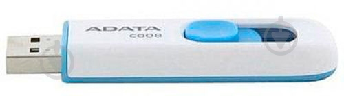 Флеш-память USB ADATA 32 ГБ USB 2.0 white (AC008-32G-RWE) - фото 2