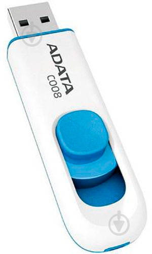 Флеш-память USB ADATA 32 ГБ USB 2.0 white (AC008-32G-RWE) - фото 1
