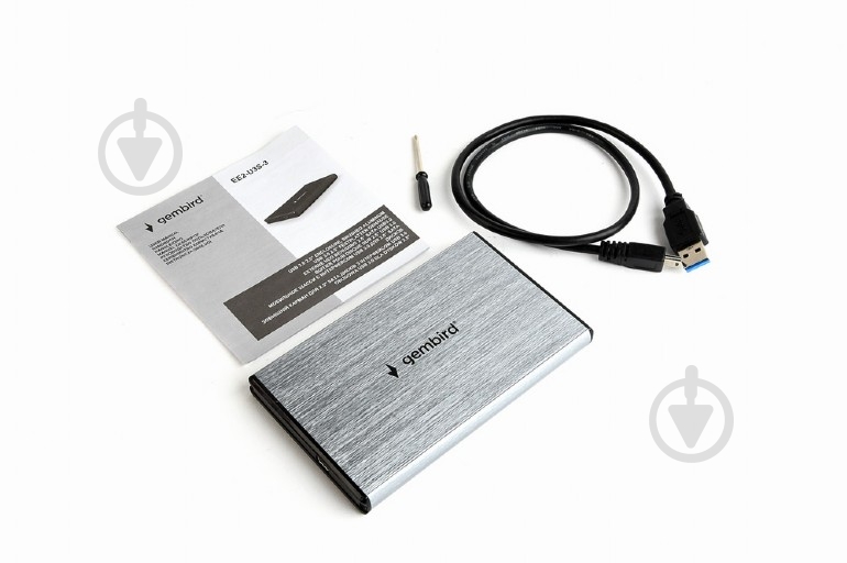 Внешний карман Gembird 2.5", USB 3.0 EE2-U3S-3-GR - фото 2