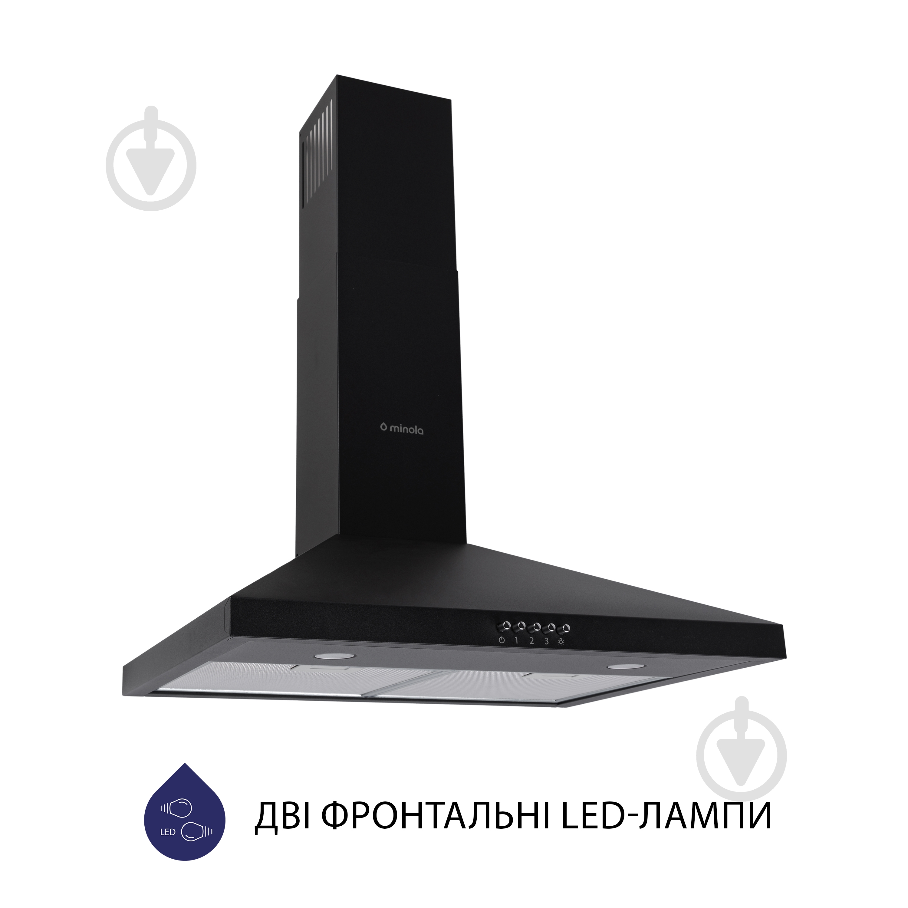 Вытяжка Minola HK 6212 BL 700 LED - фото 2 Вытяжка Minola HK 6212 BL 700 LED - фото 2