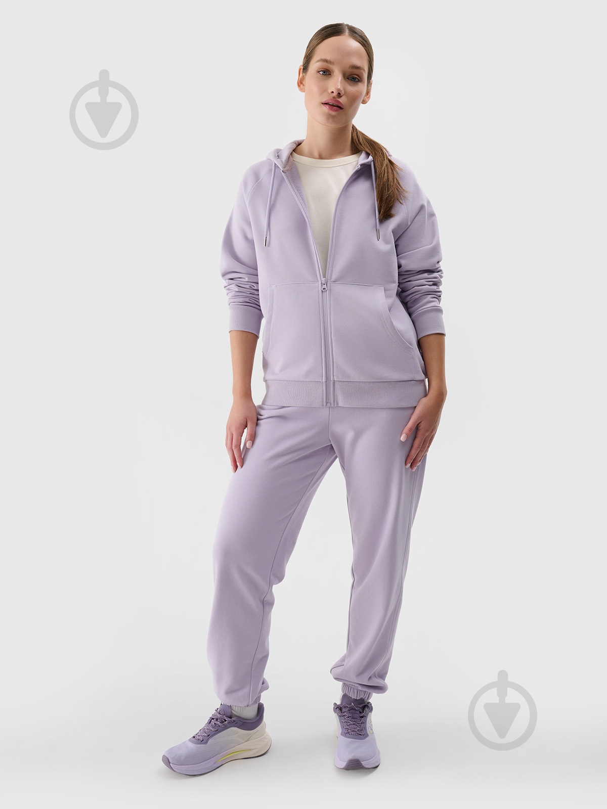 Джемпер 4F SWEATSHIRT F1541 4FWSS25TSWSF1541-52S р.L ліловий - фото 4 Джемпер 4F SWEATSHIRT F1541 4FWSS25TSWSF1541-52S р.L ліловий - фото 4