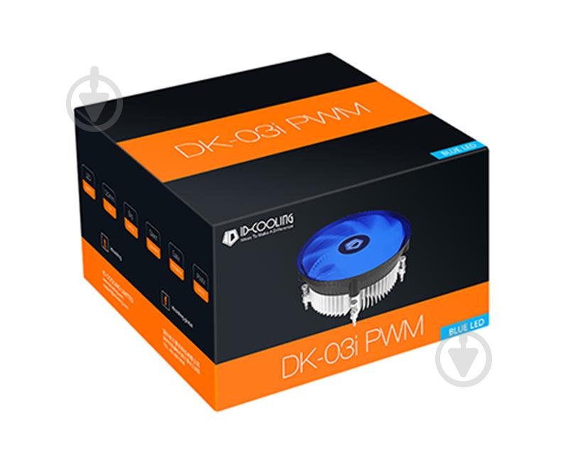 Процессорный кулер ID-Cooling DK-03i PWM Blue - фото 6