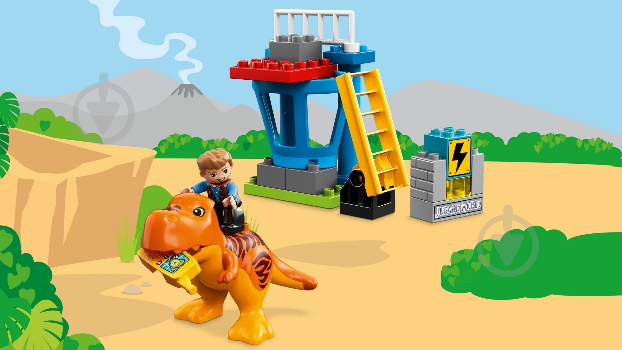 Конструктор LEGO DUPLO Башня тираннозавра 10880 - фото 9