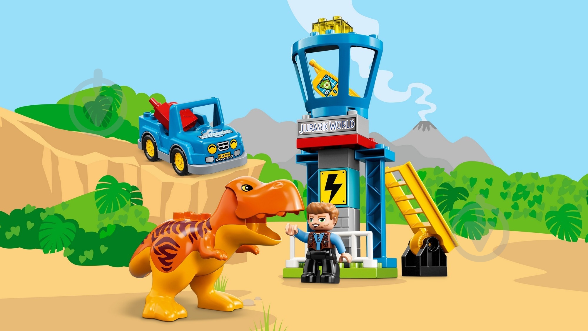 Конструктор LEGO DUPLO Башня тираннозавра 10880 - фото 10