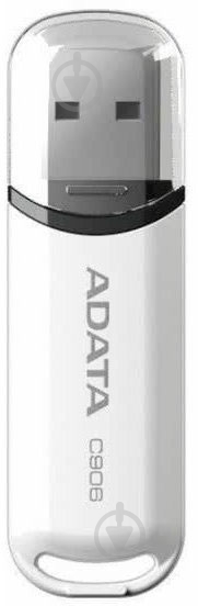Флеш-пам'ять USB ADATA 16 ГБ USB 2.0 white (AC906-16G-RWH) - фото 1