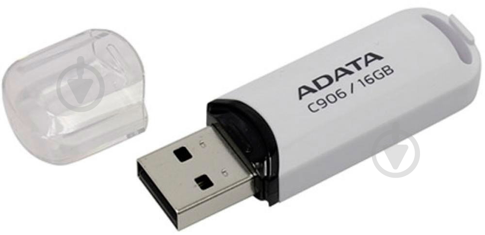 Флеш-пам'ять USB ADATA 16 ГБ USB 2.0 white (AC906-16G-RWH) - фото 3
