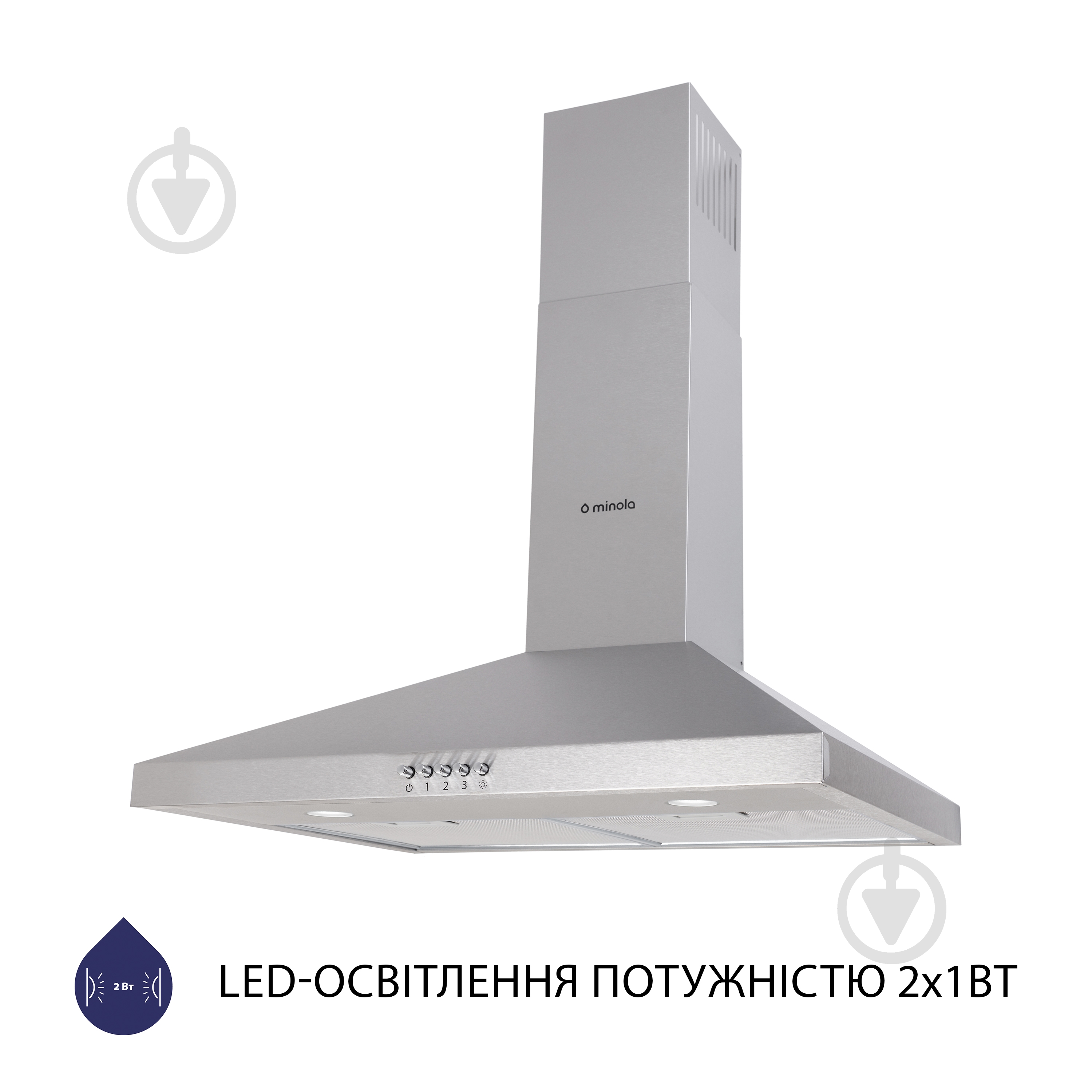Вытяжка Minola HK 6212 I 700 LED - фото 3 Вытяжка Minola HK 6212 I 700 LED - фото 3