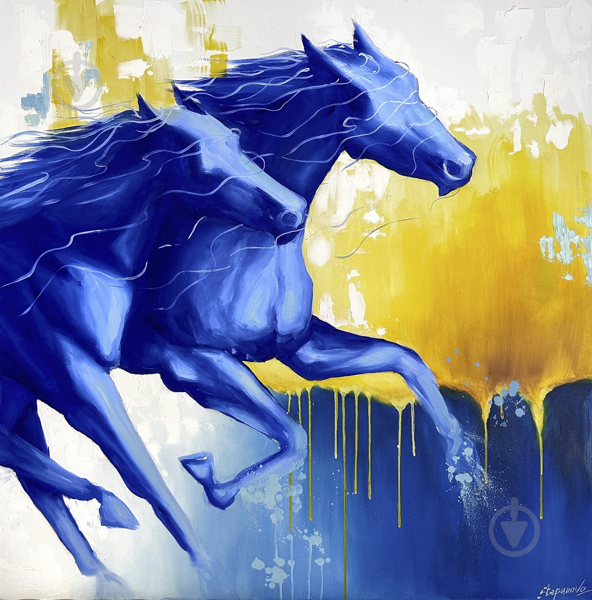 Картина "Power" ручная робота 100x100 см AB Gallery Kyiv - фото 1