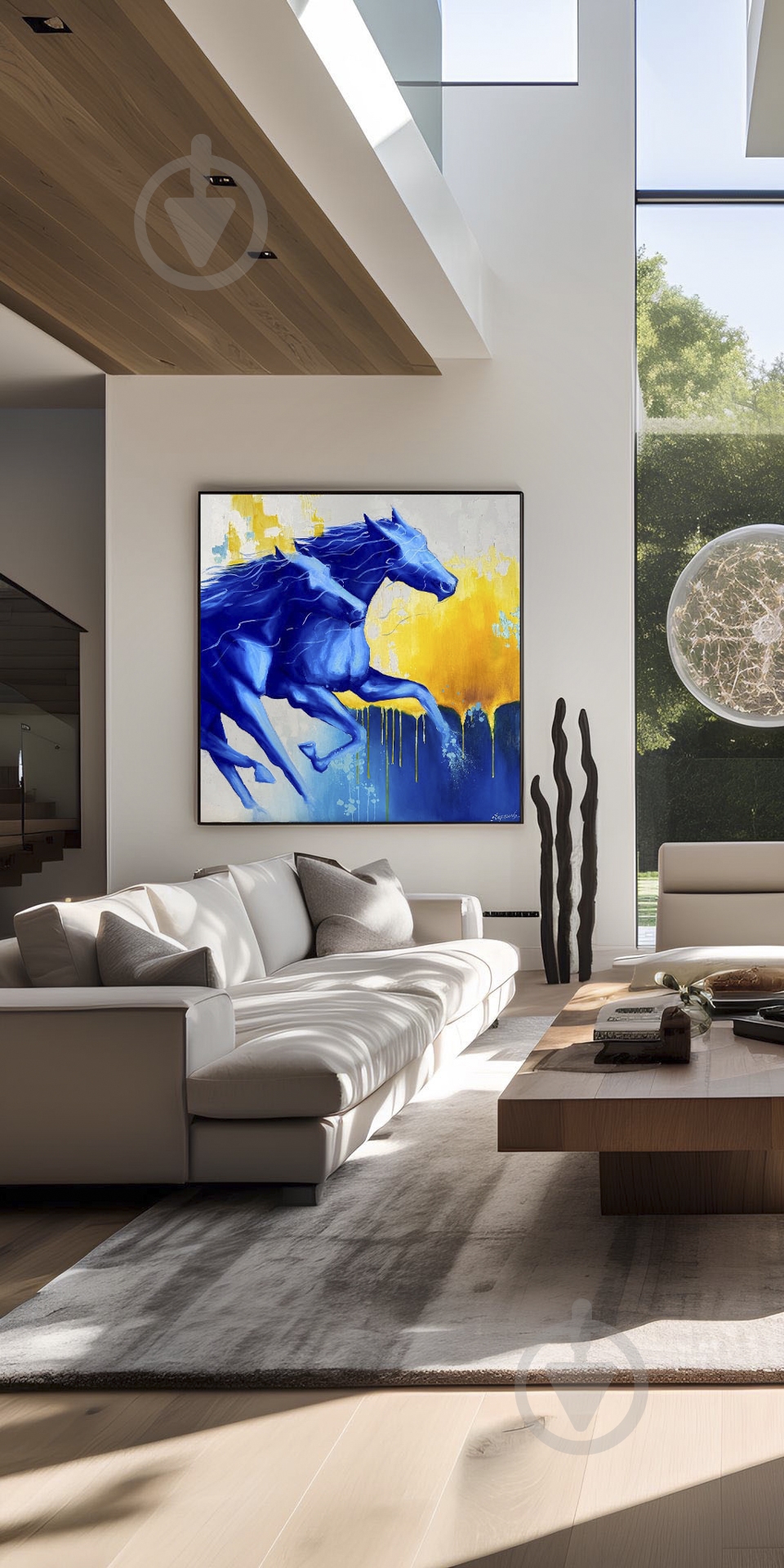 Картина "Power" ручная робота 100x100 см AB Gallery Kyiv - фото 4