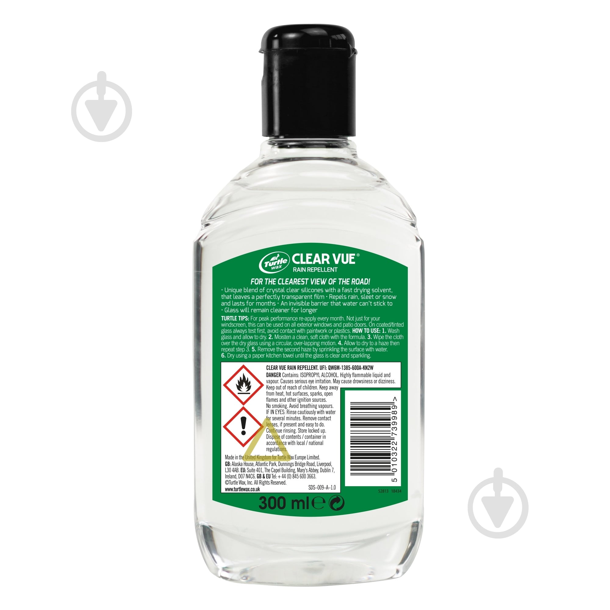 Антидождь TURTLE WAX Clear Vue Rain Repellent - фото 2