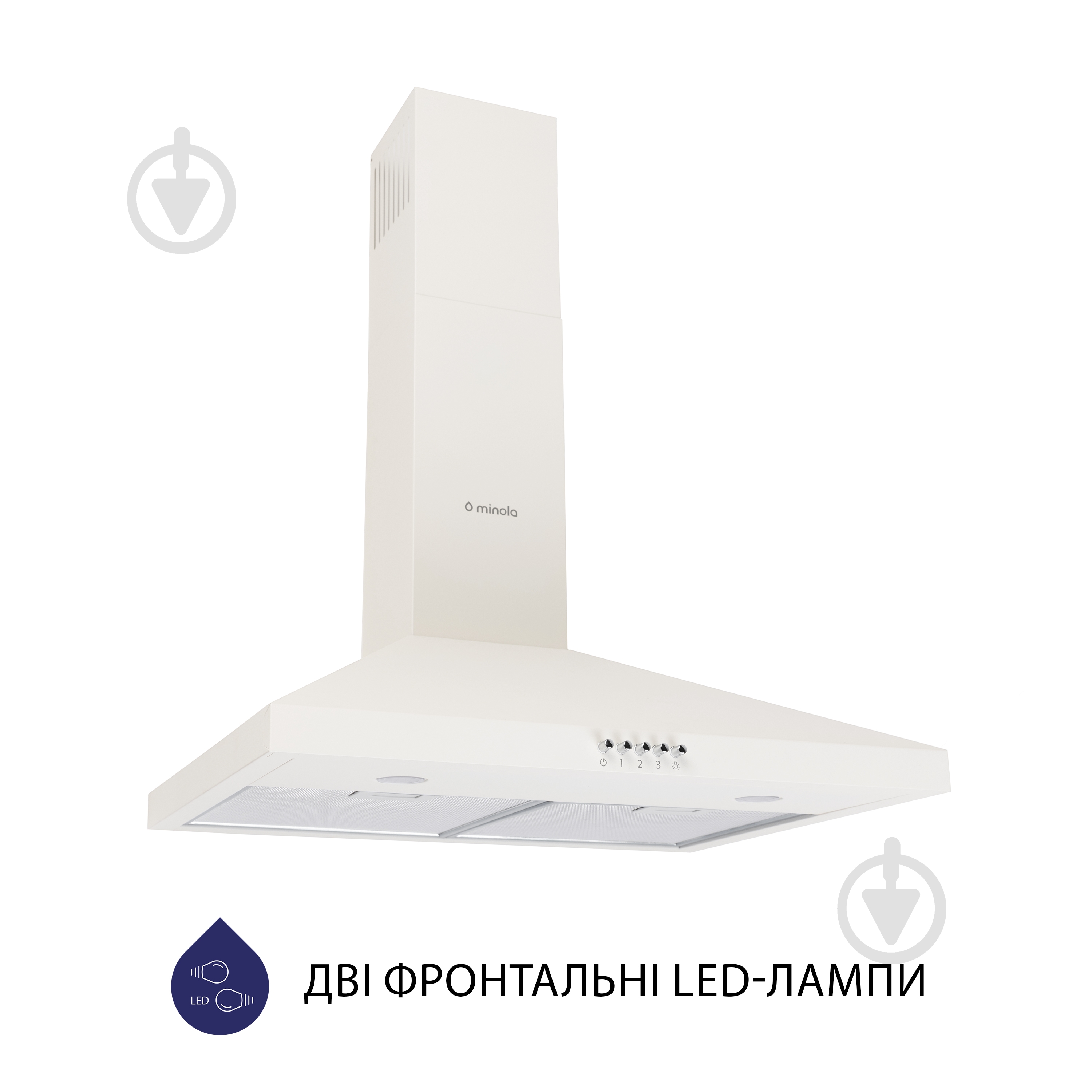 Витяжка Minola HK 6212 IV 700 LED - фото 2 Витяжка Minola HK 6212 IV 700 LED - фото 2