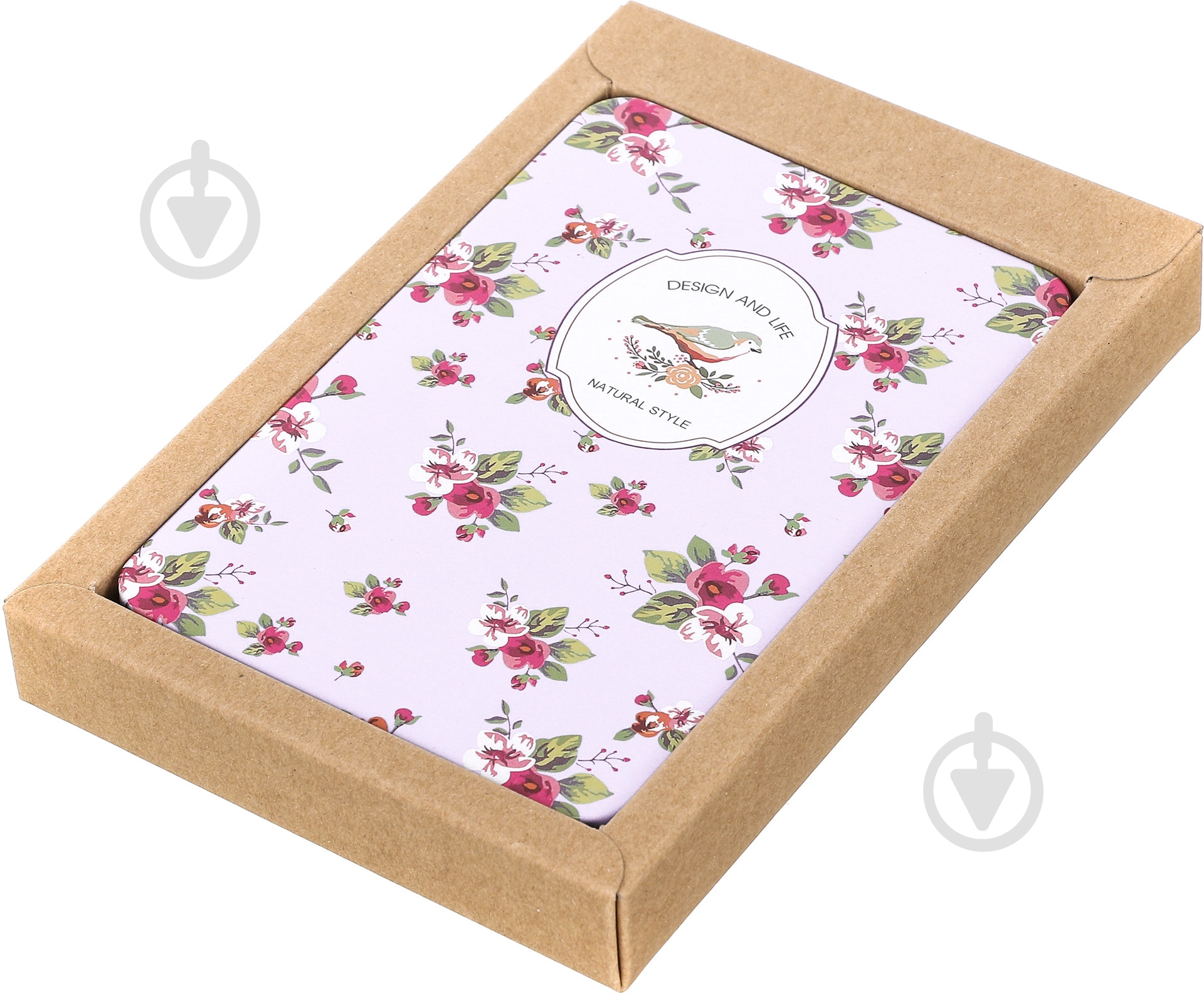 Блокнот Цветы розовый - фото 5