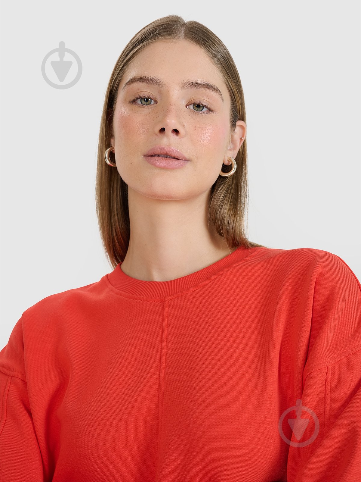 Світшот 4F SWEATSHIRT F1543 4FWSS25TSWSF1543-62S р.L червоний - фото 2