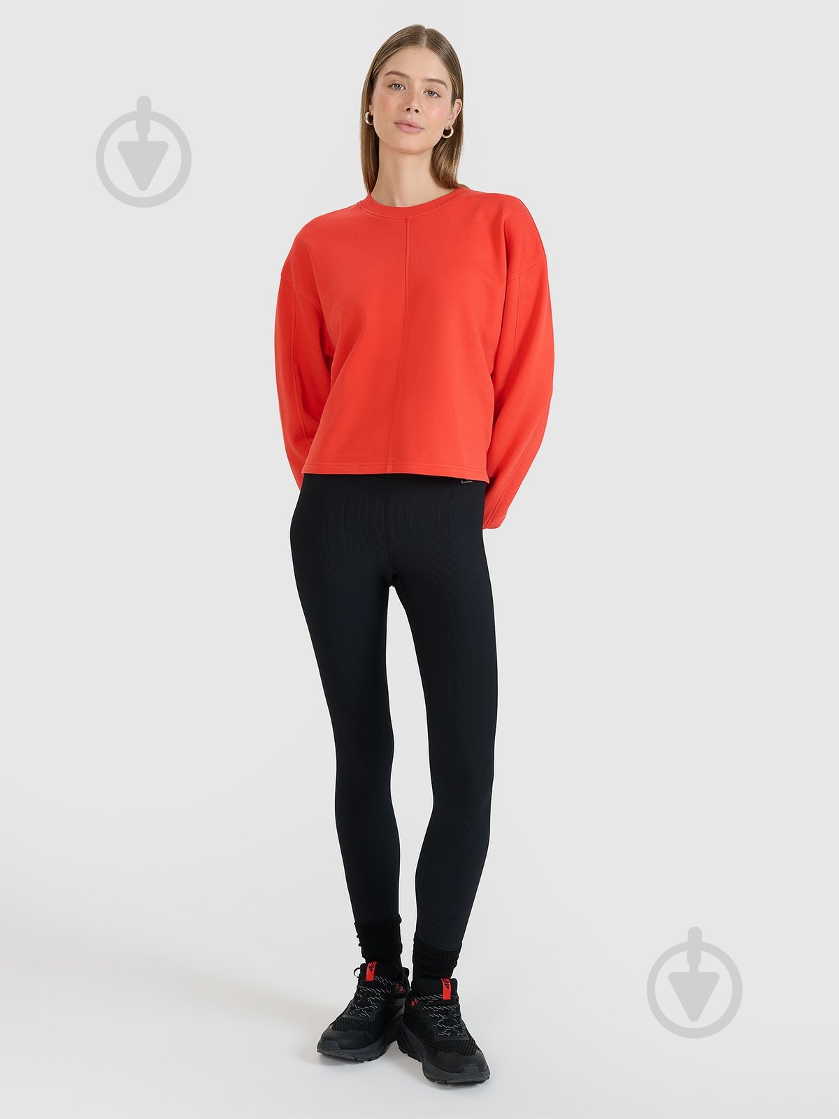 Світшот 4F SWEATSHIRT F1543 4FWSS25TSWSF1543-62S р.L червоний - фото 4