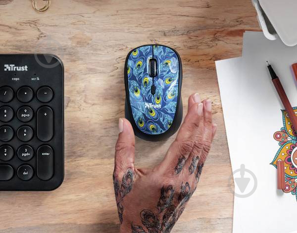 Мышь Trust Yvi Peacock 23388 (23388) - фото 5