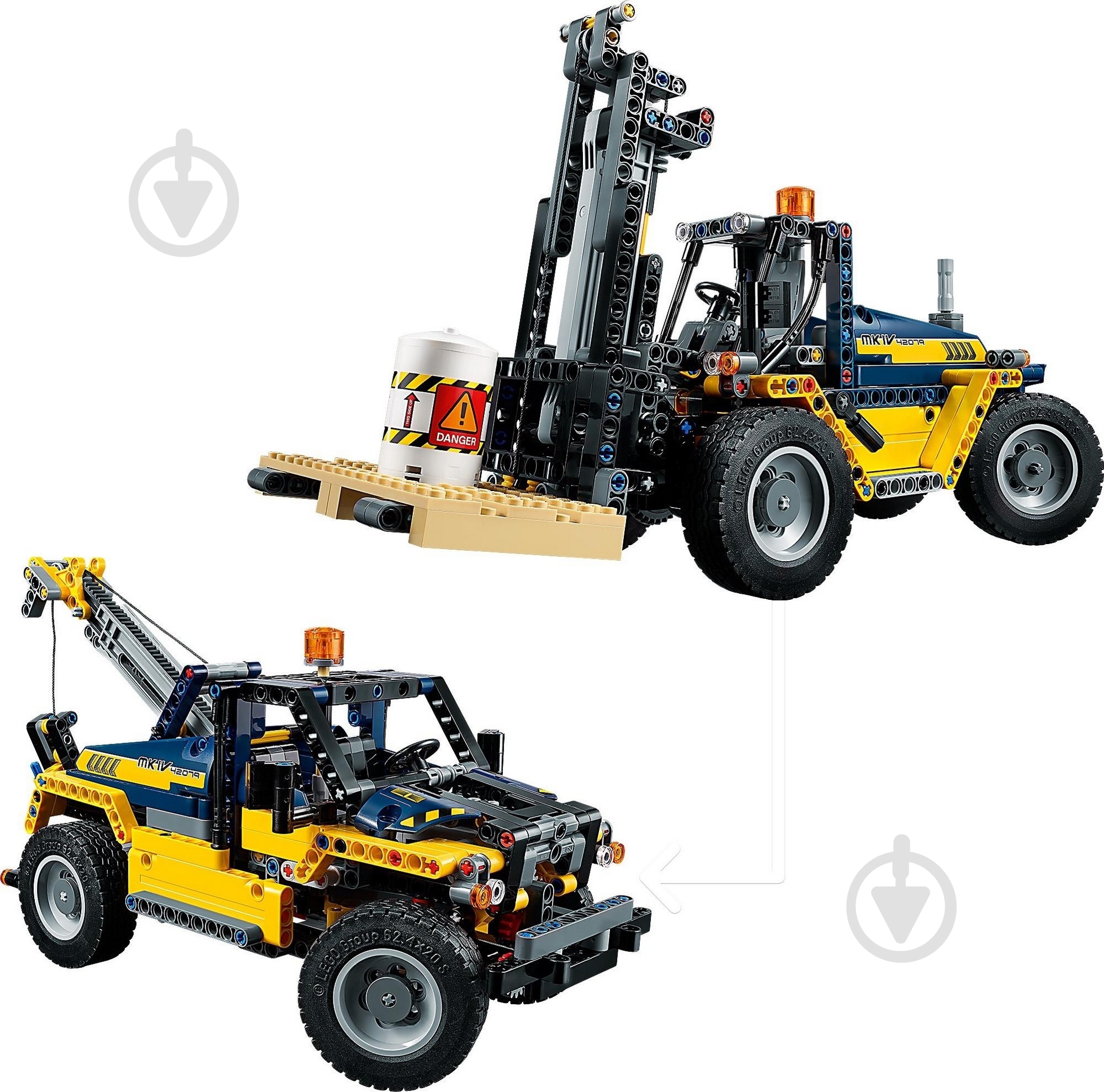 Конструктор LEGO Technic Тяжелый вилочный погрузчик 42079 - фото 12 Конструктор LEGO Technic Тяжелый вилочный погрузчик 42079 - фото 12
