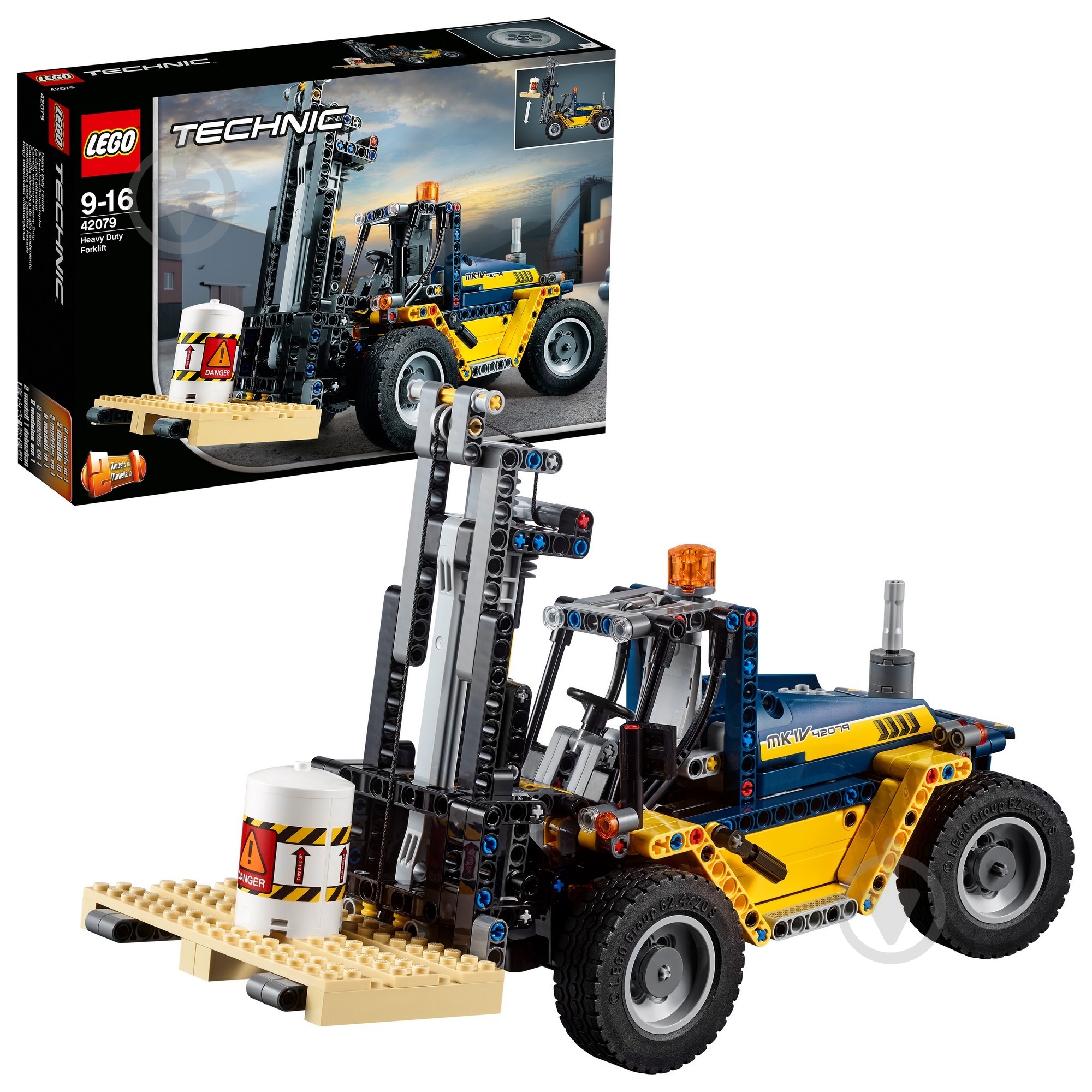 Конструктор LEGO Technic Тяжелый вилочный погрузчик 42079 - фото 14 Конструктор LEGO Technic Тяжелый вилочный погрузчик 42079 - фото 14
