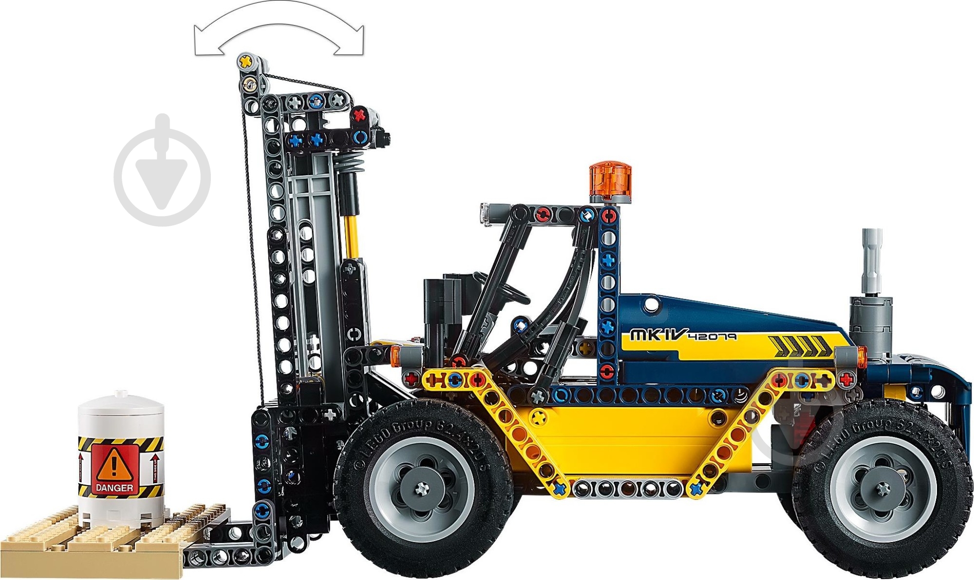 Конструктор LEGO Technic Тяжелый вилочный погрузчик 42079 - фото 7 Конструктор LEGO Technic Тяжелый вилочный погрузчик 42079 - фото 7