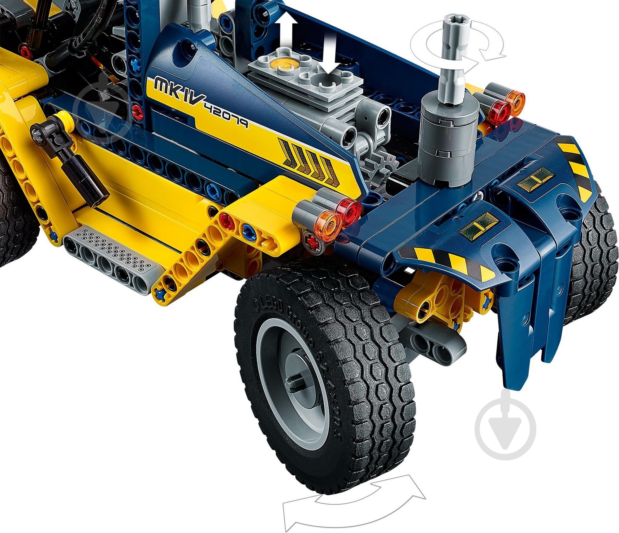 Конструктор LEGO Technic Тяжелый вилочный погрузчик 42079 - фото 13 Конструктор LEGO Technic Тяжелый вилочный погрузчик 42079 - фото 13