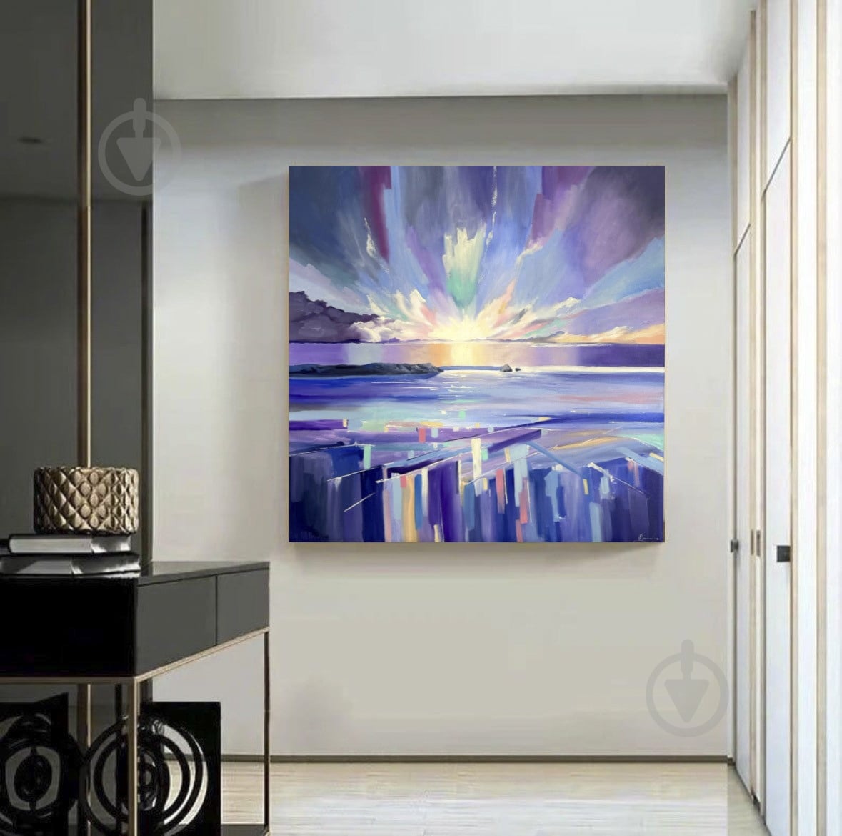 Картина "Purple dream" ручная робота 100x100 см AB Gallery Kyiv - фото 7 Картина "Purple dream" ручная робота 100x100 см AB Gallery Kyiv - фото 7
