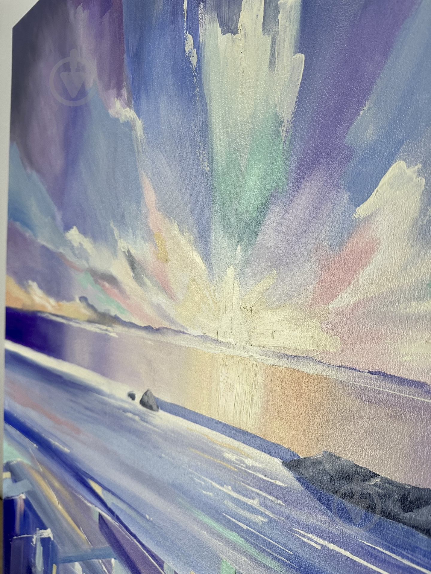 Картина "Purple dream" ручная робота 100x100 см AB Gallery Kyiv - фото 3 Картина "Purple dream" ручная робота 100x100 см AB Gallery Kyiv - фото 3