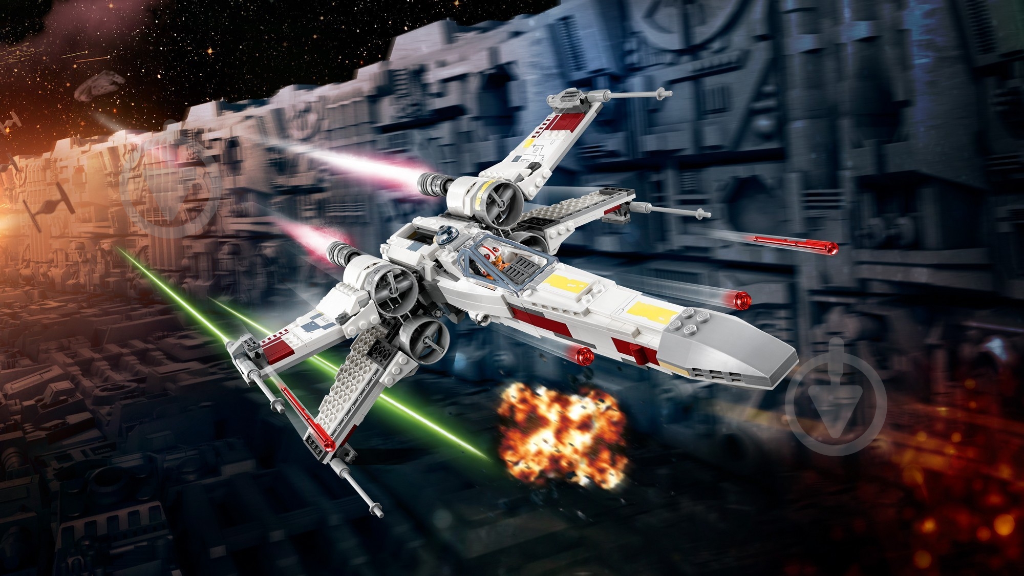 Конструктор LEGO Star Wars Винищувач X-Wing 75218 - фото 9