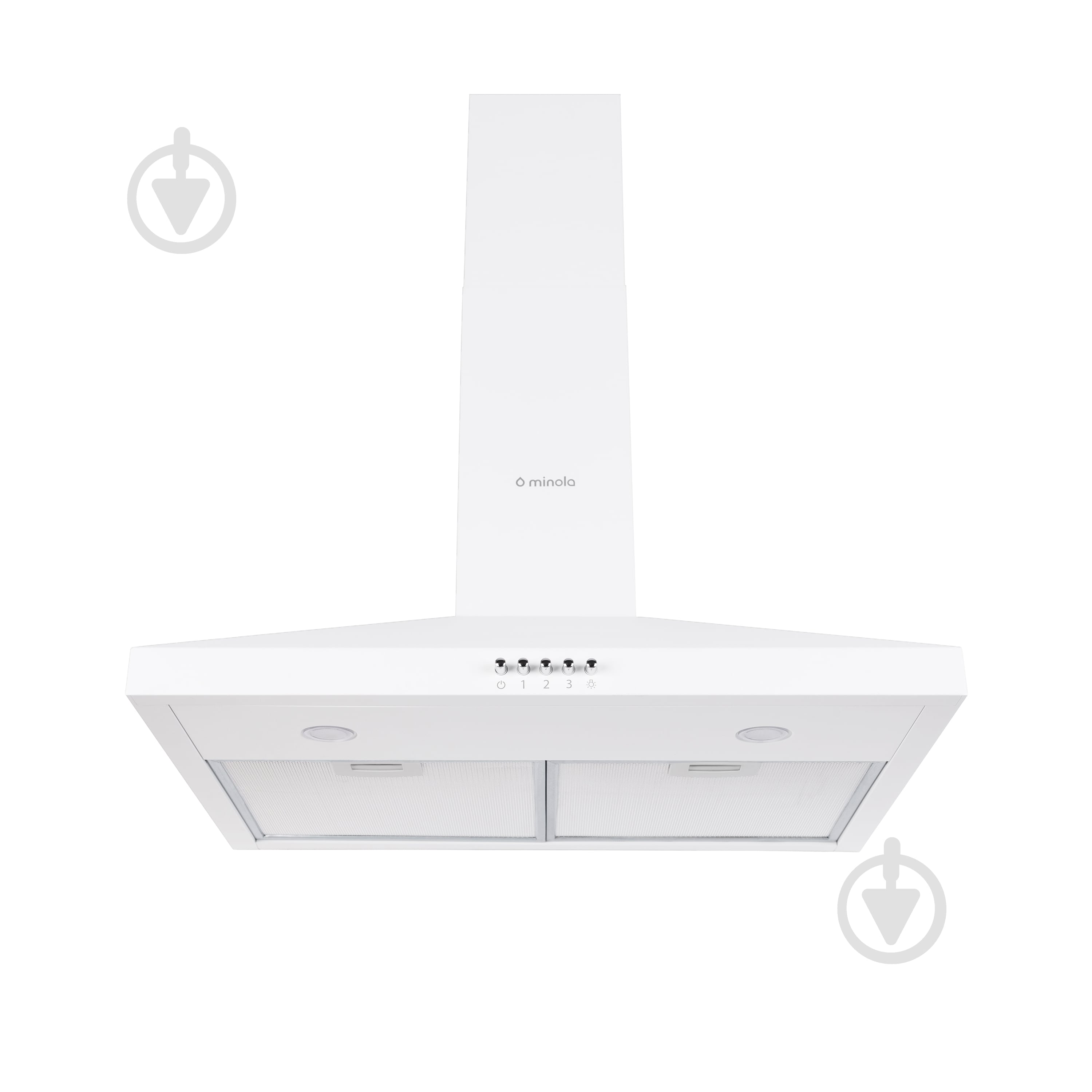 Вытяжка Minola HK 6412 WH 850 LED - фото 1