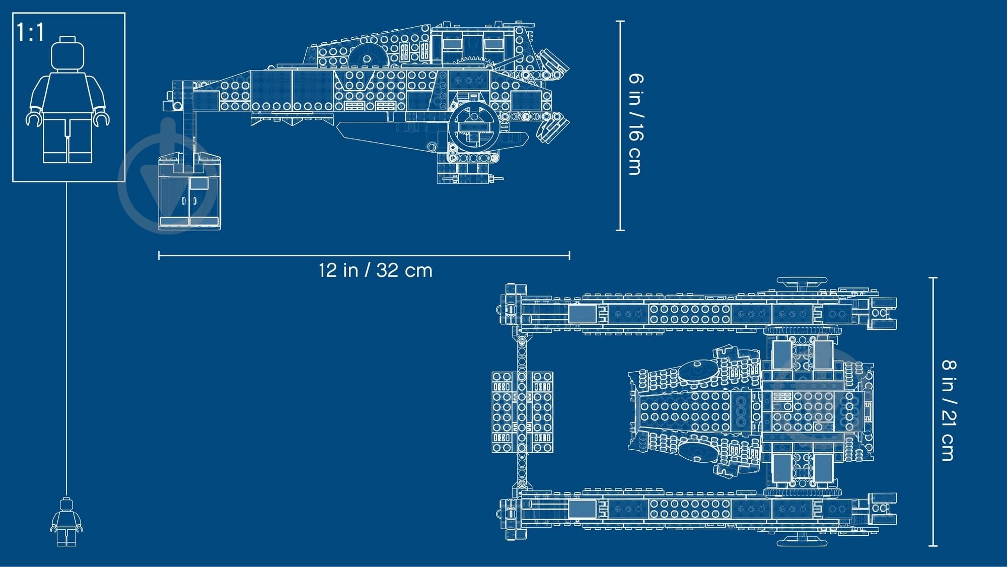 Конструктор LEGO Technic Імперська вантажівка AT 75219 - фото 15 Конструктор LEGO Technic Імперська вантажівка AT 75219 - фото 15