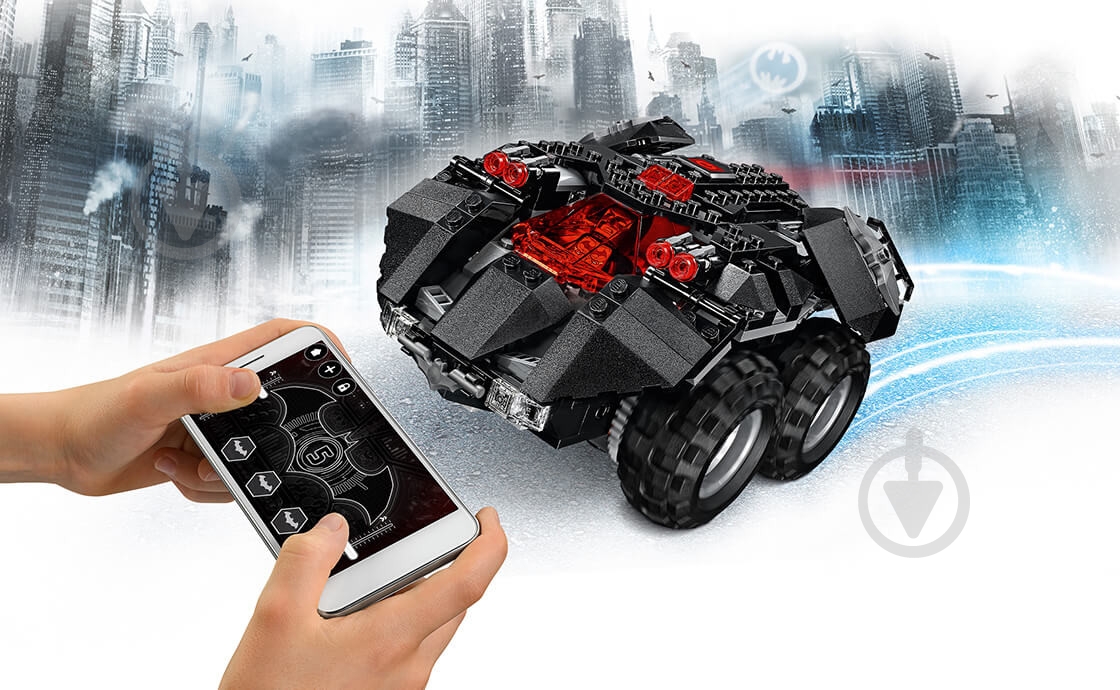 Конструктор LEGO Super Heroes Программируемый бэтмобиль 76112 - фото 5 Конструктор LEGO Super Heroes Программируемый бэтмобиль 76112 - фото 5