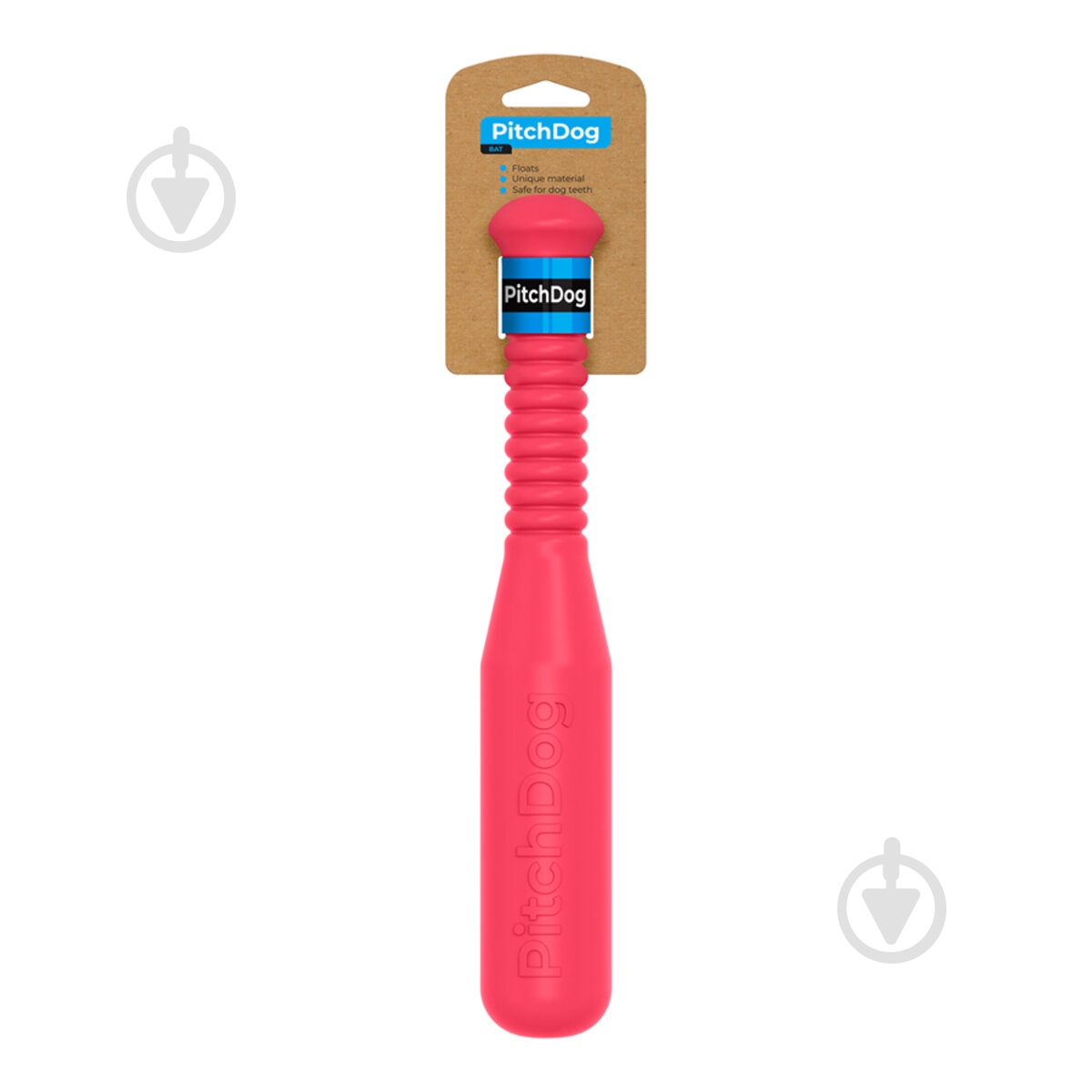 Игрушка для собак PitchDog бита для апортировки 35 см розовая - фото 1 Игрушка для собак PitchDog бита для апортировки 35 см розовая - фото 1