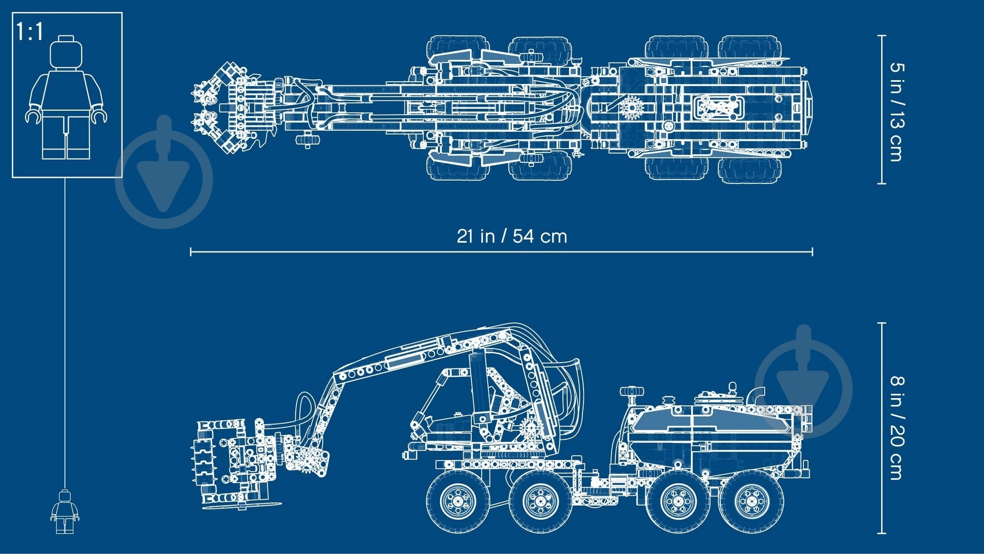 Конструктор LEGO Technic Лисоповальная машина 42080 - фото 17 Конструктор LEGO Technic Лисоповальная машина 42080 - фото 17