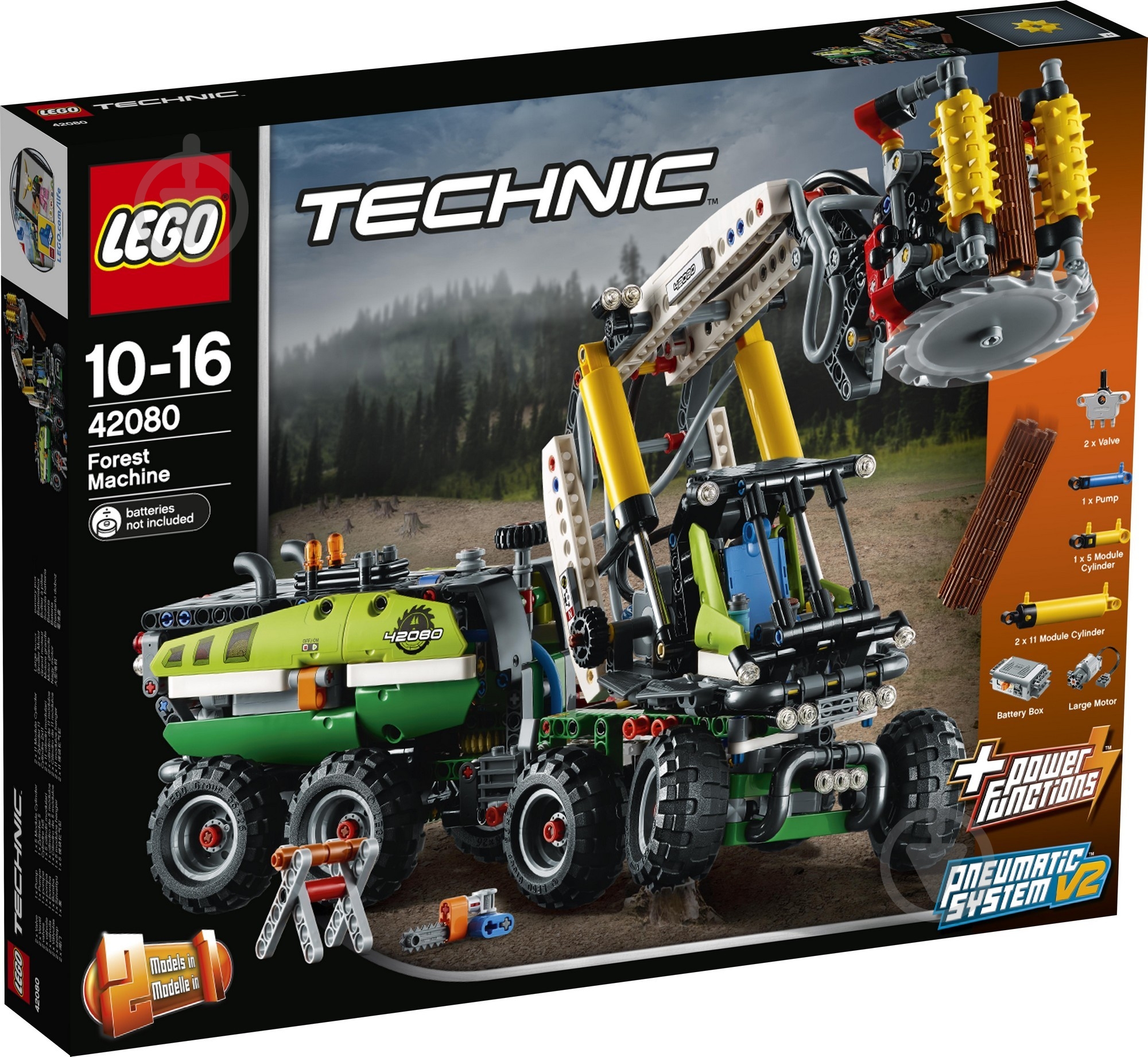 ᐉ Конструктор LEGO Technic Лісоповальна машина 42080 • Краща ціна