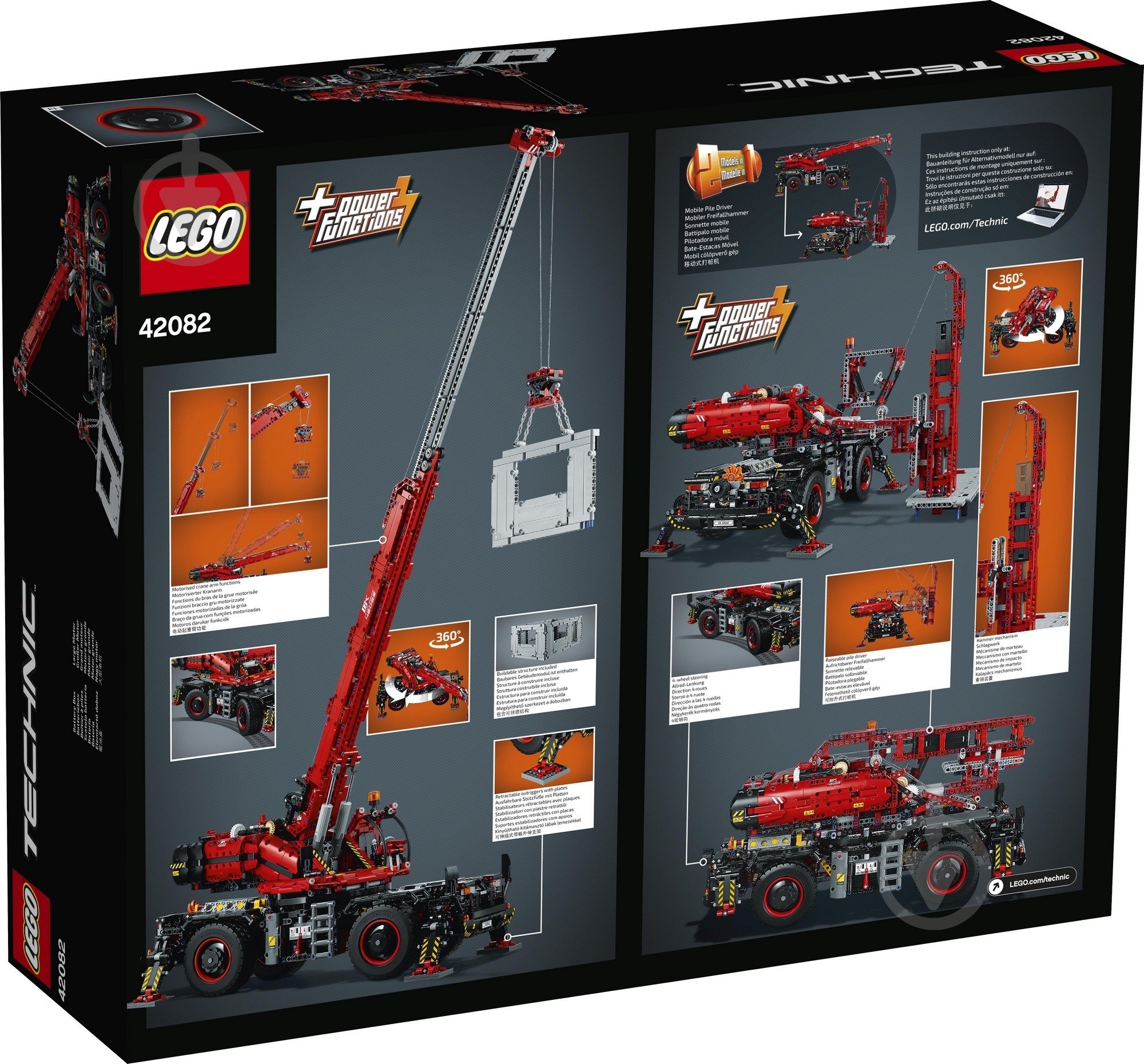 Конструктор LEGO Technic Кран для бездоріжжя 42082 - фото 4