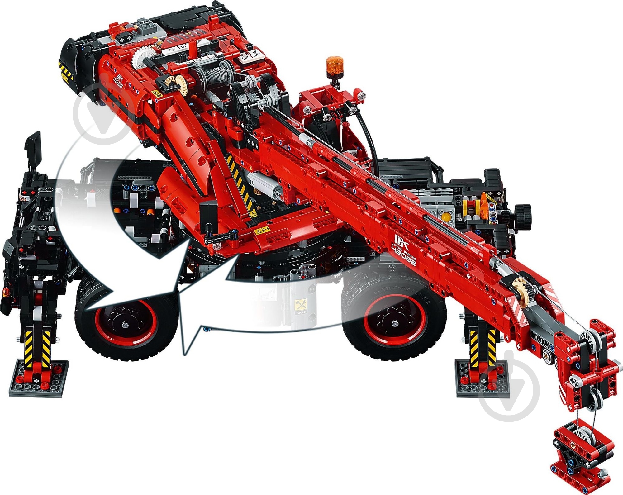 Конструктор LEGO Technic Кран для бездоріжжя 42082 - фото 9