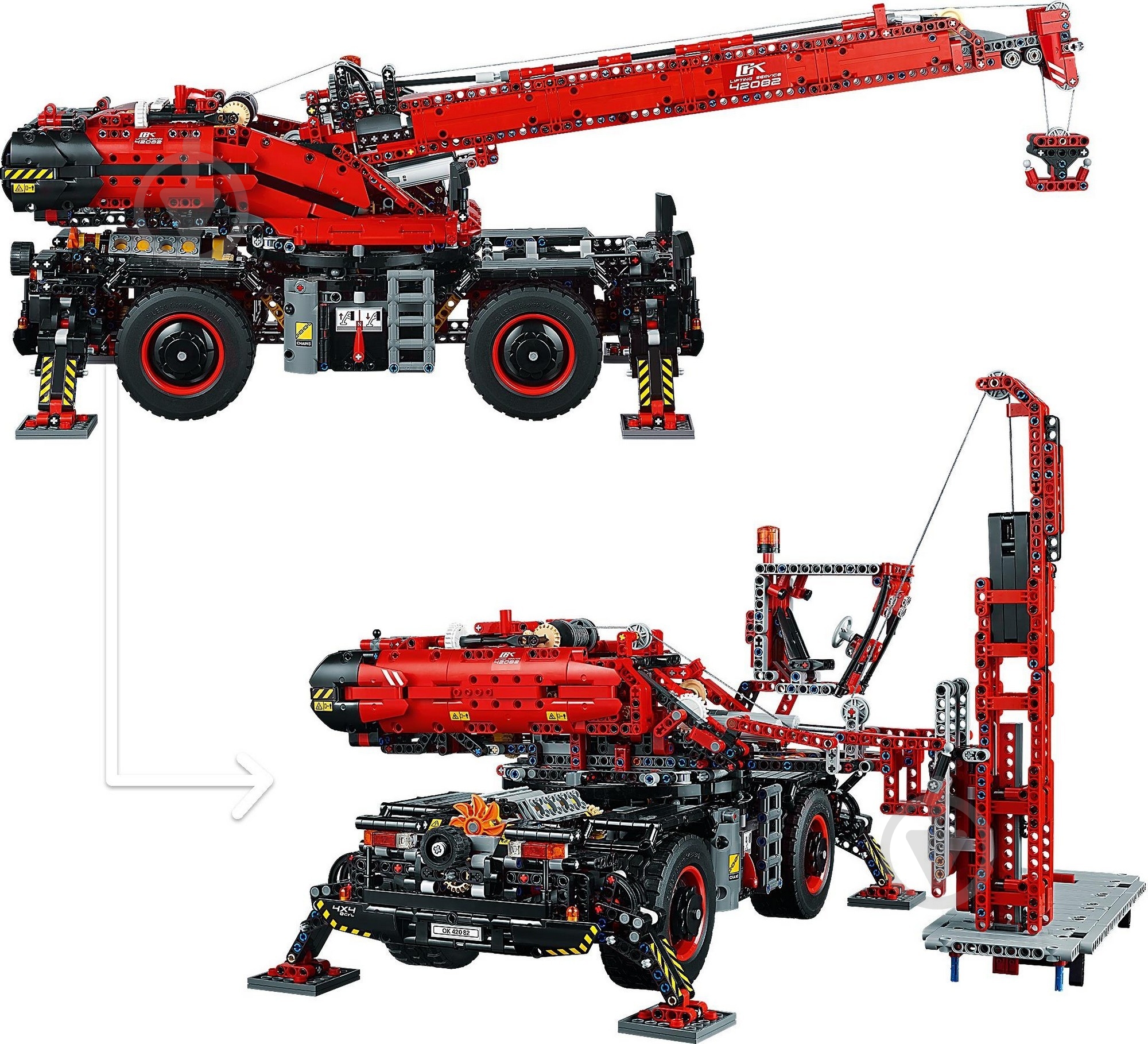 Конструктор LEGO Technic Кран для бездоріжжя 42082 - фото 5