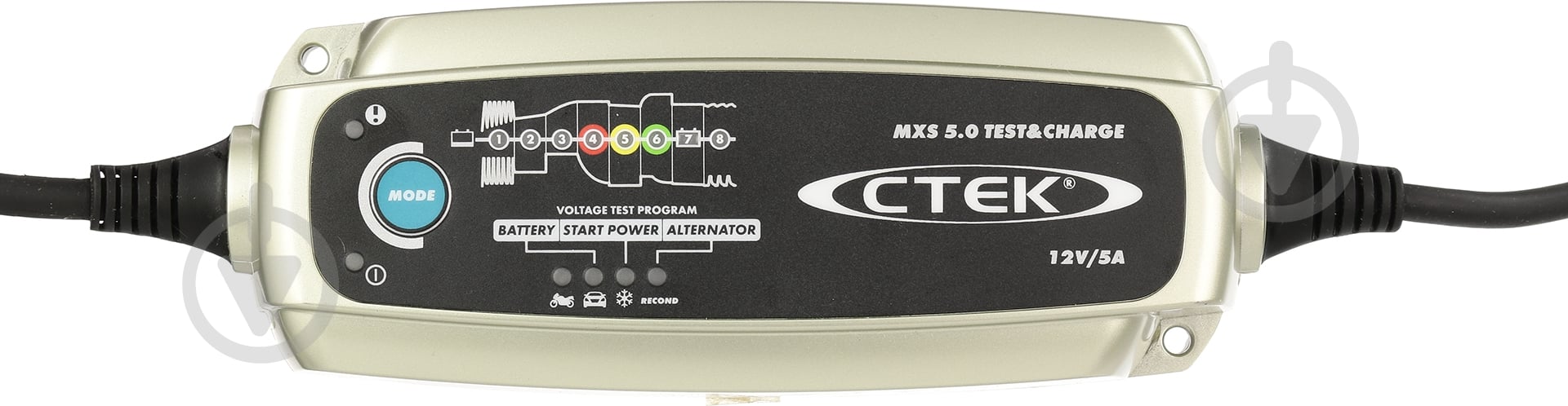 Зарядний пристрій інверторний CTEK MXS 5.0 Test&Charge 5 А 110 А/ч - фото 4 Зарядний пристрій інверторний CTEK MXS 5.0 Test&Charge 5 А 110 А/ч - фото 4