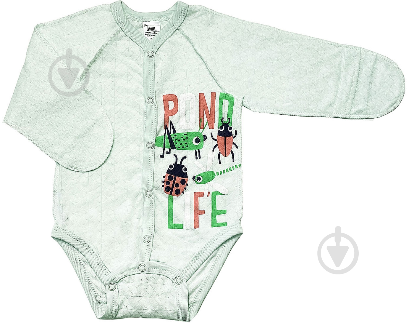 Боди унисекс Smil р.62 ментол 102689 - фото 1 Боди унисекс Smil р.62 ментол 102689 - фото 1