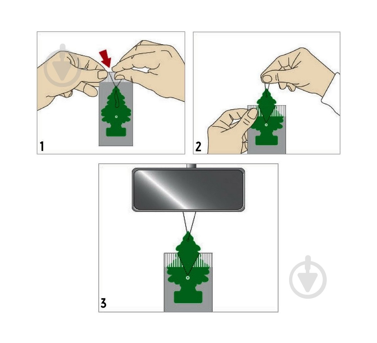 Ароматизатор подвесной Little Trees Бубль гум - фото 3