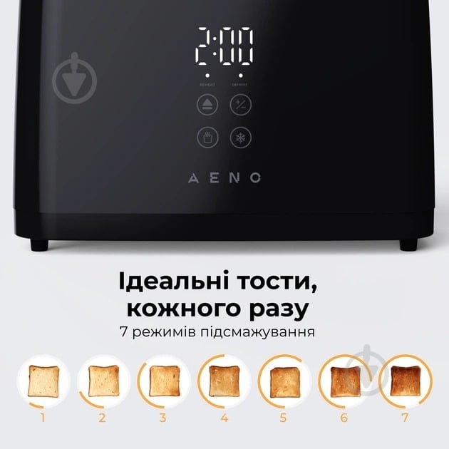 ВІТРИНА! Тостер AENO TS2B (ATS0002B) - фото 6 ВІТРИНА! Тостер AENO TS2B (ATS0002B) - фото 6