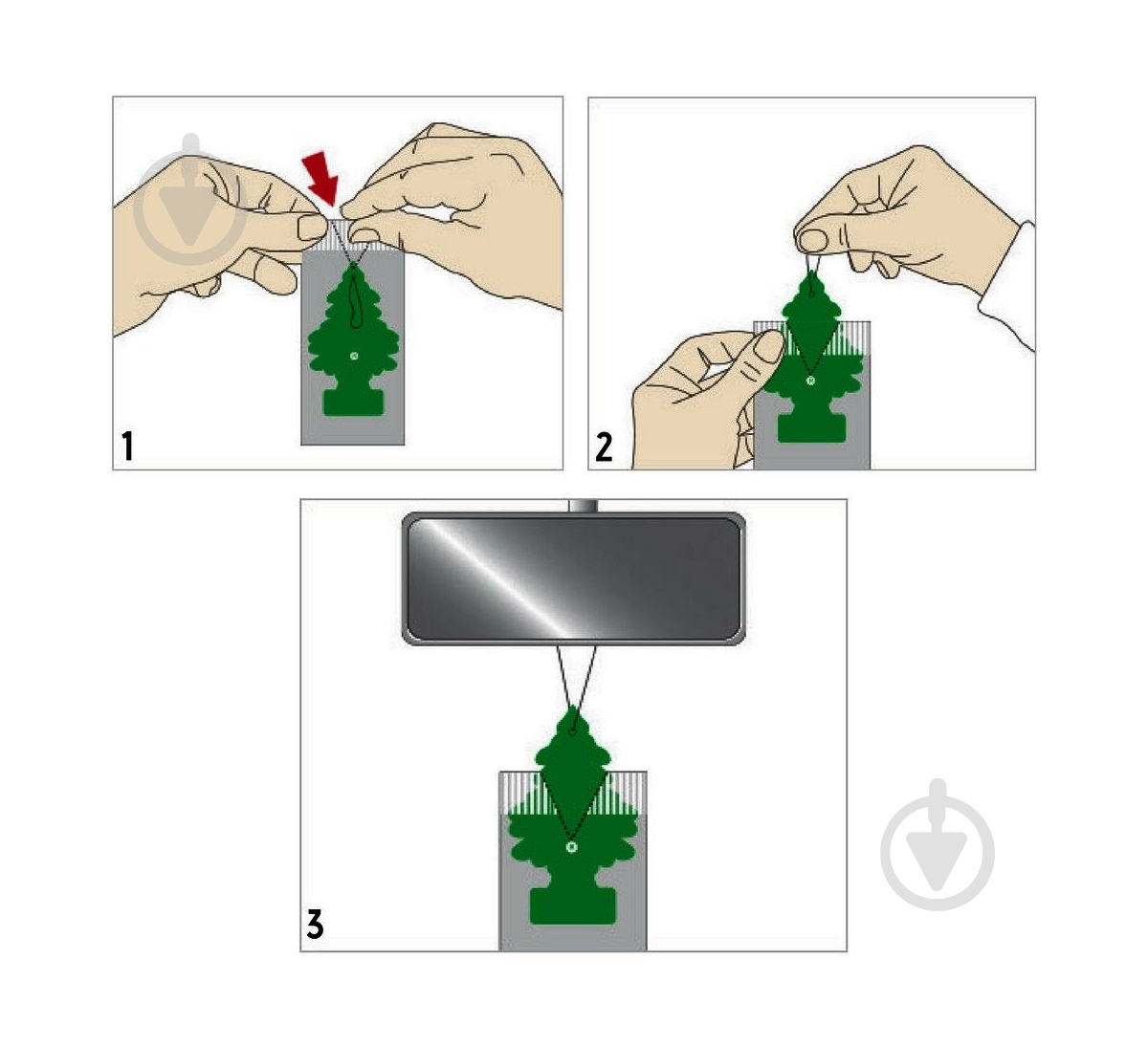 Ароматизатор підвісний Little Trees Ваніль - фото 4 Ароматизатор підвісний Little Trees Ваніль - фото 4