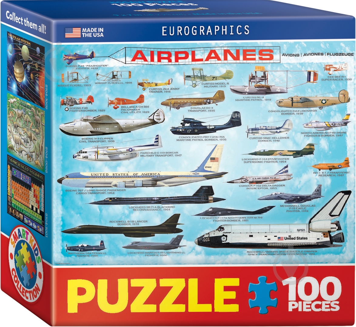 Пазл Eurographics Самолеты 8104-0086 - фото 1