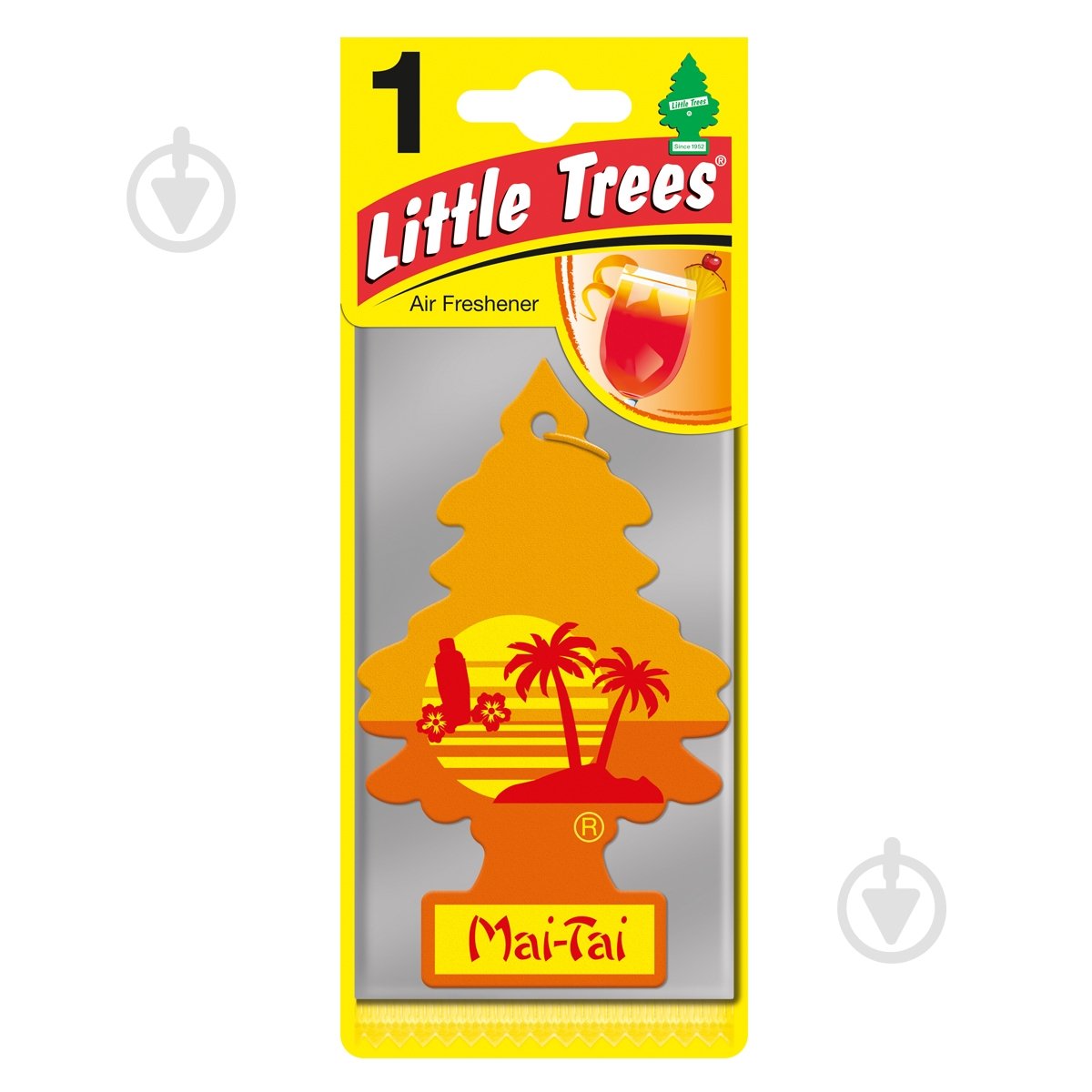 Ароматизатор подвесной Little Trees Елочка Май-Тай - фото 1 Ароматизатор подвесной Little Trees Елочка Май-Тай - фото 1