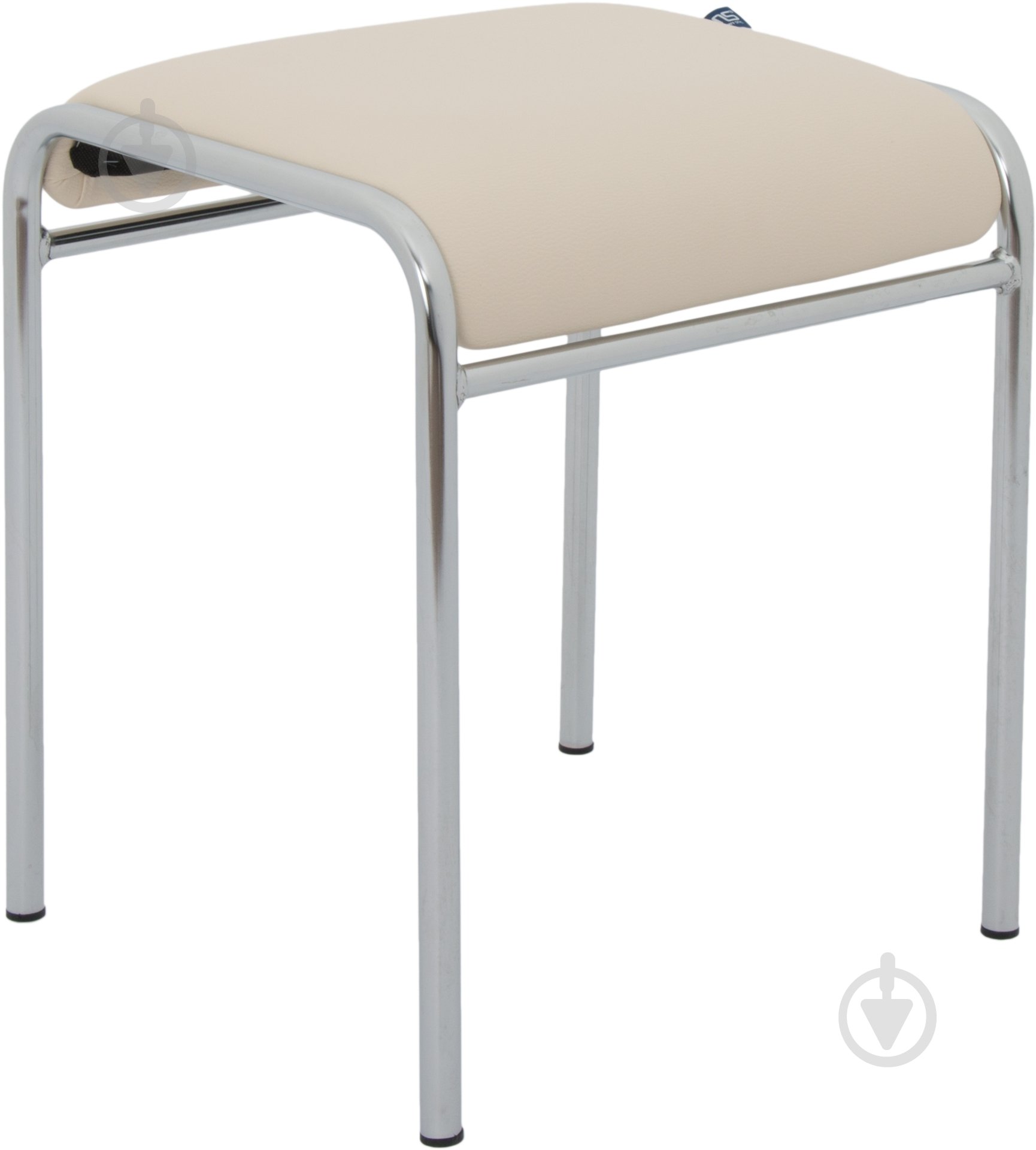 Стілець Nowy Styl CADDY chrome (BOX) (CH) V-18 молочний / хром - фото 1