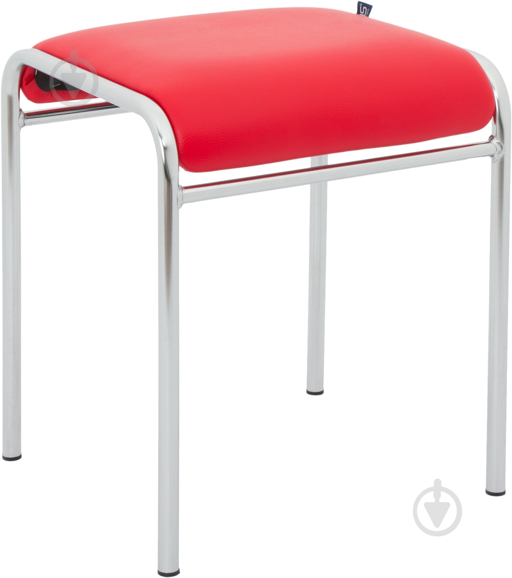 Стул Nowy Styl CADDY chrome (BOX) (CH) V-27 красный / хром - фото 1