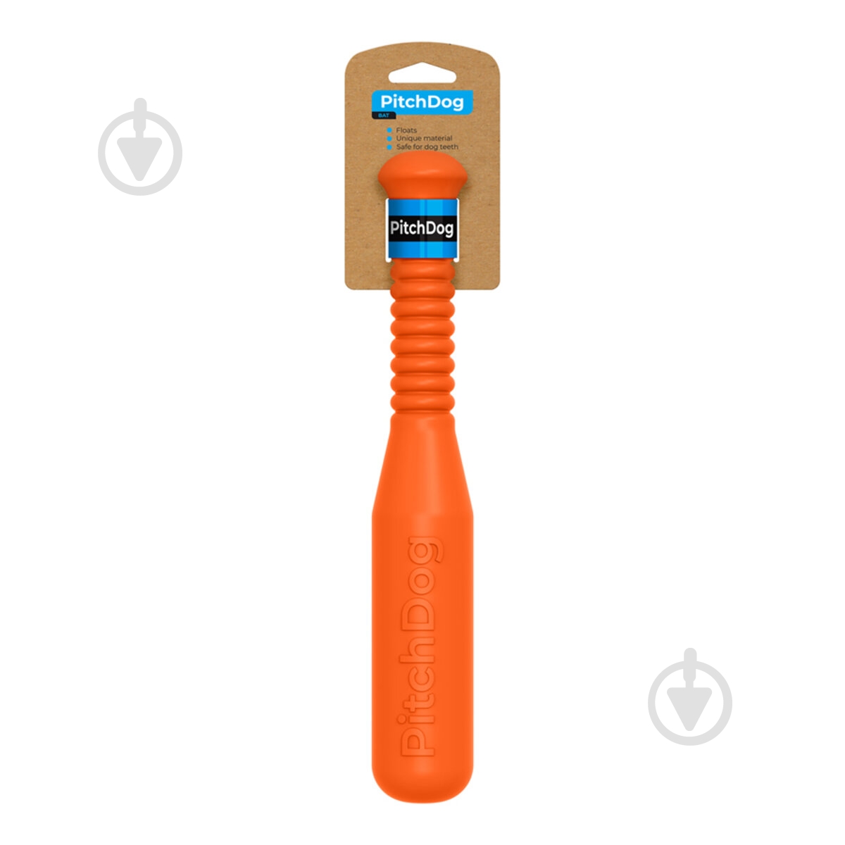 Іграшка для собак PitchDog біта для апортування 35 см помаранчева - фото 1 Іграшка для собак PitchDog біта для апортування 35 см помаранчева - фото 1