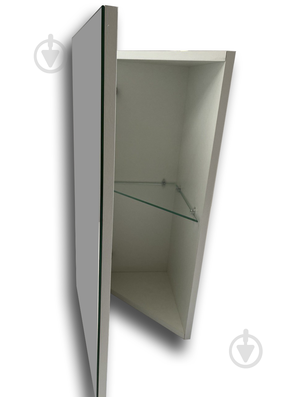 Шкафчик подвесной МТ зеркальная угловая - фото 2