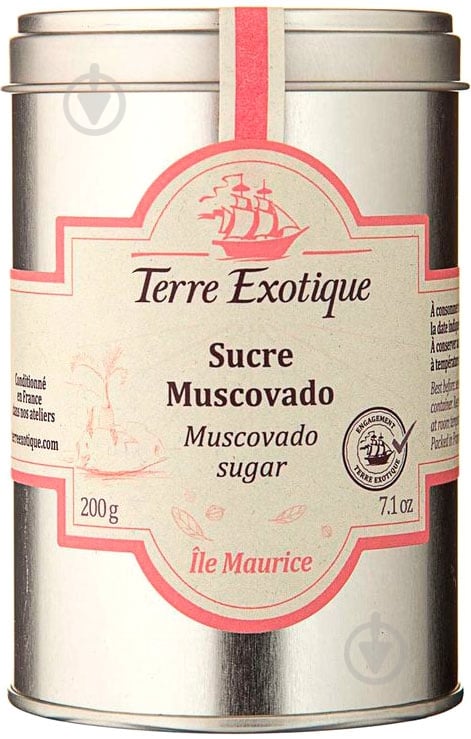 Сахар Terre Exotique Мусковадо 200 г - фото 1