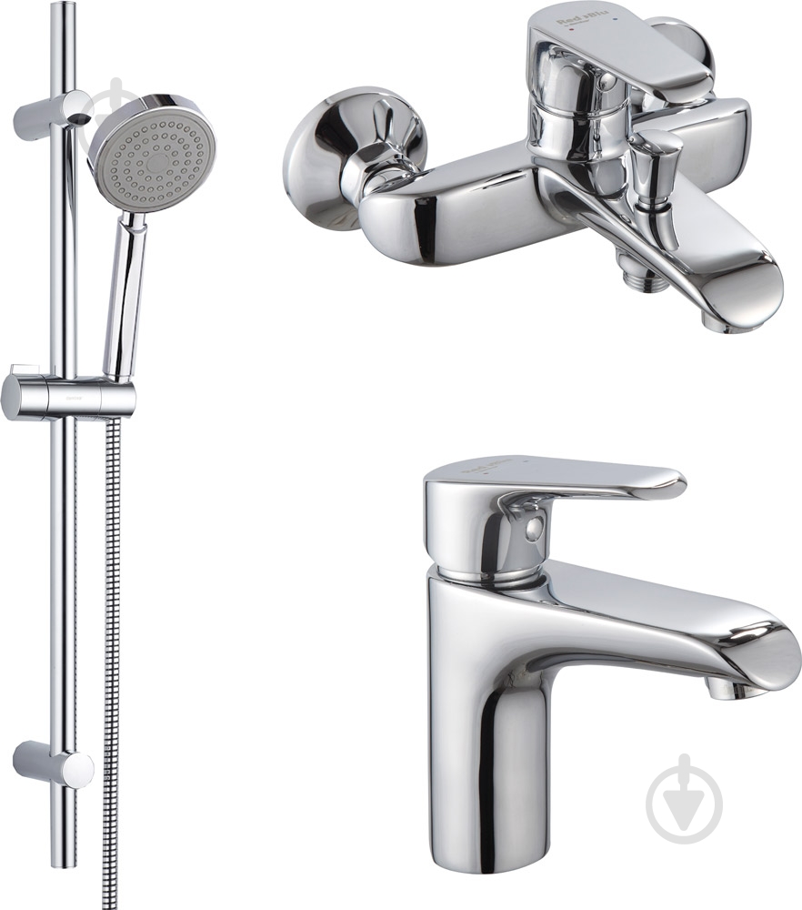 Набор смесителей Damixa Origin evo 3 в 1 - фото 1 Набор смесителей Damixa Origin evo 3 в 1 - фото 1