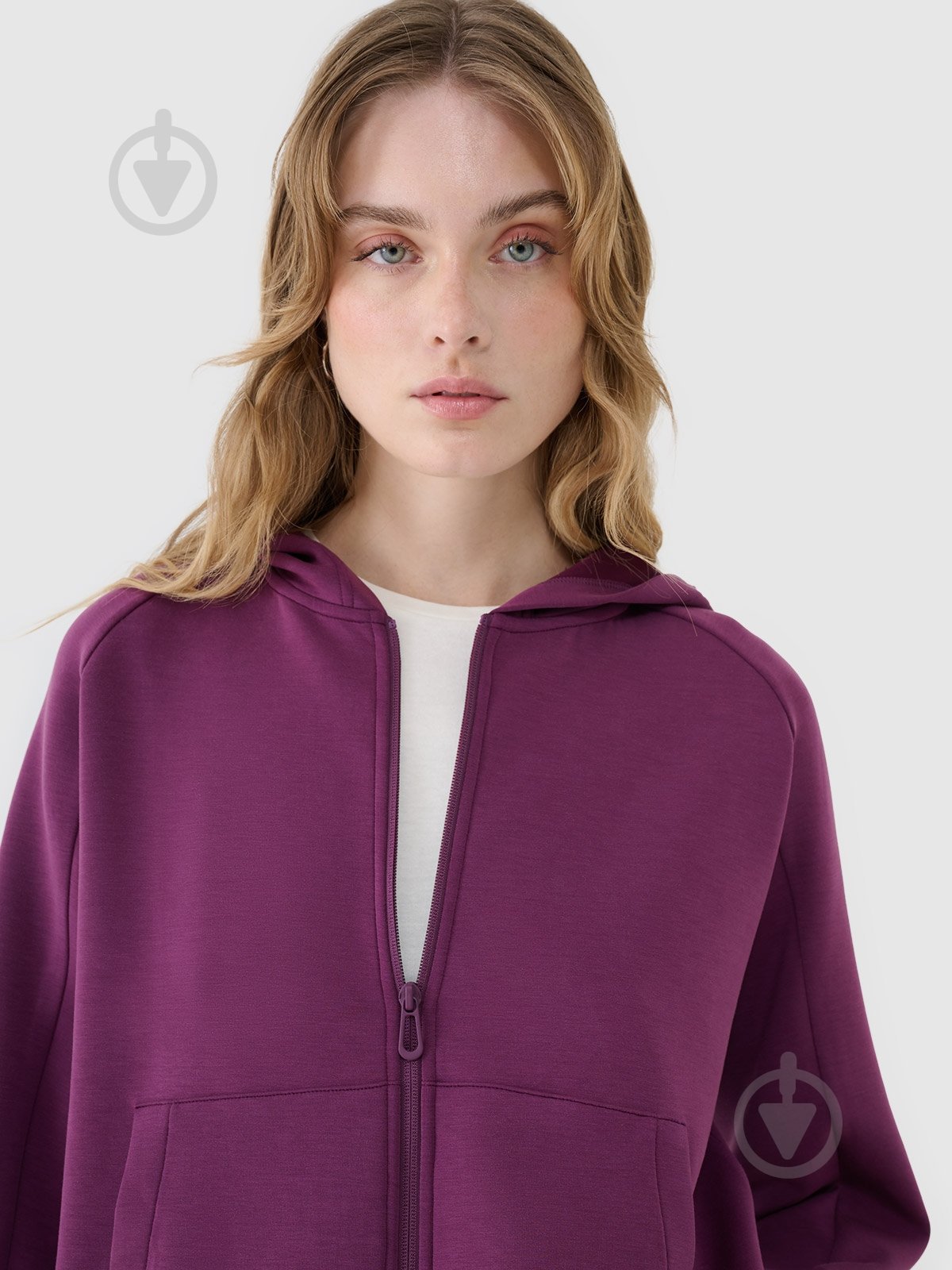 Джемпер 4F SWEATSHIRT F1577 4FWSS25TSWSF1577-50S р.M фиолетовый - фото 2