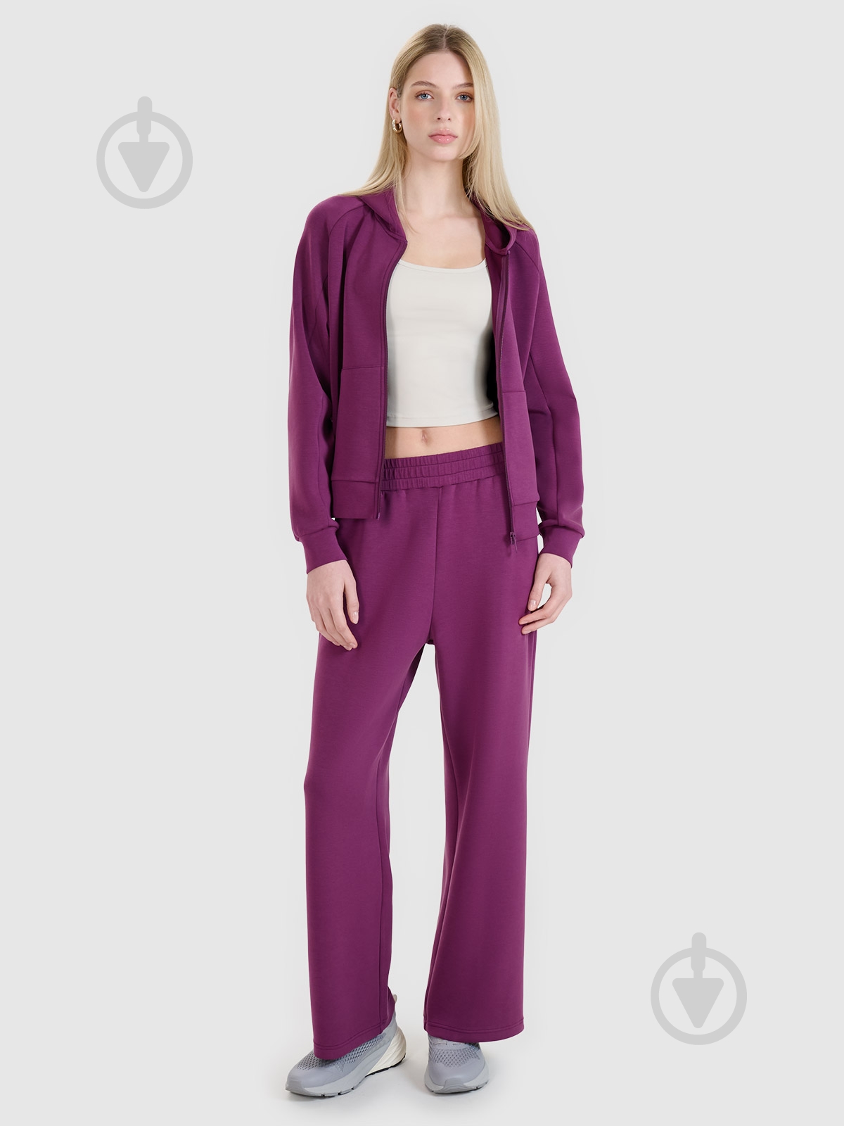 Джемпер 4F SWEATSHIRT F1577 4FWSS25TSWSF1577-50S р.M фиолетовый - фото 3